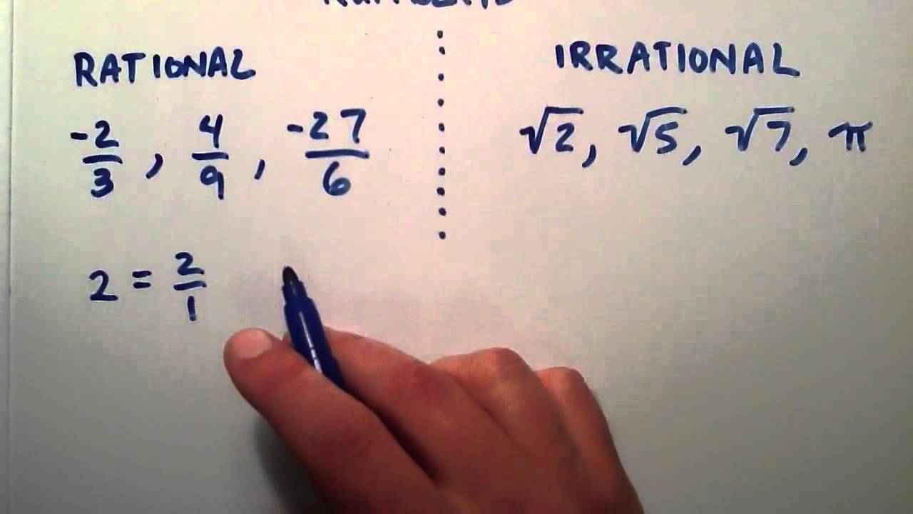 difference between rational and irrational numbers class 9