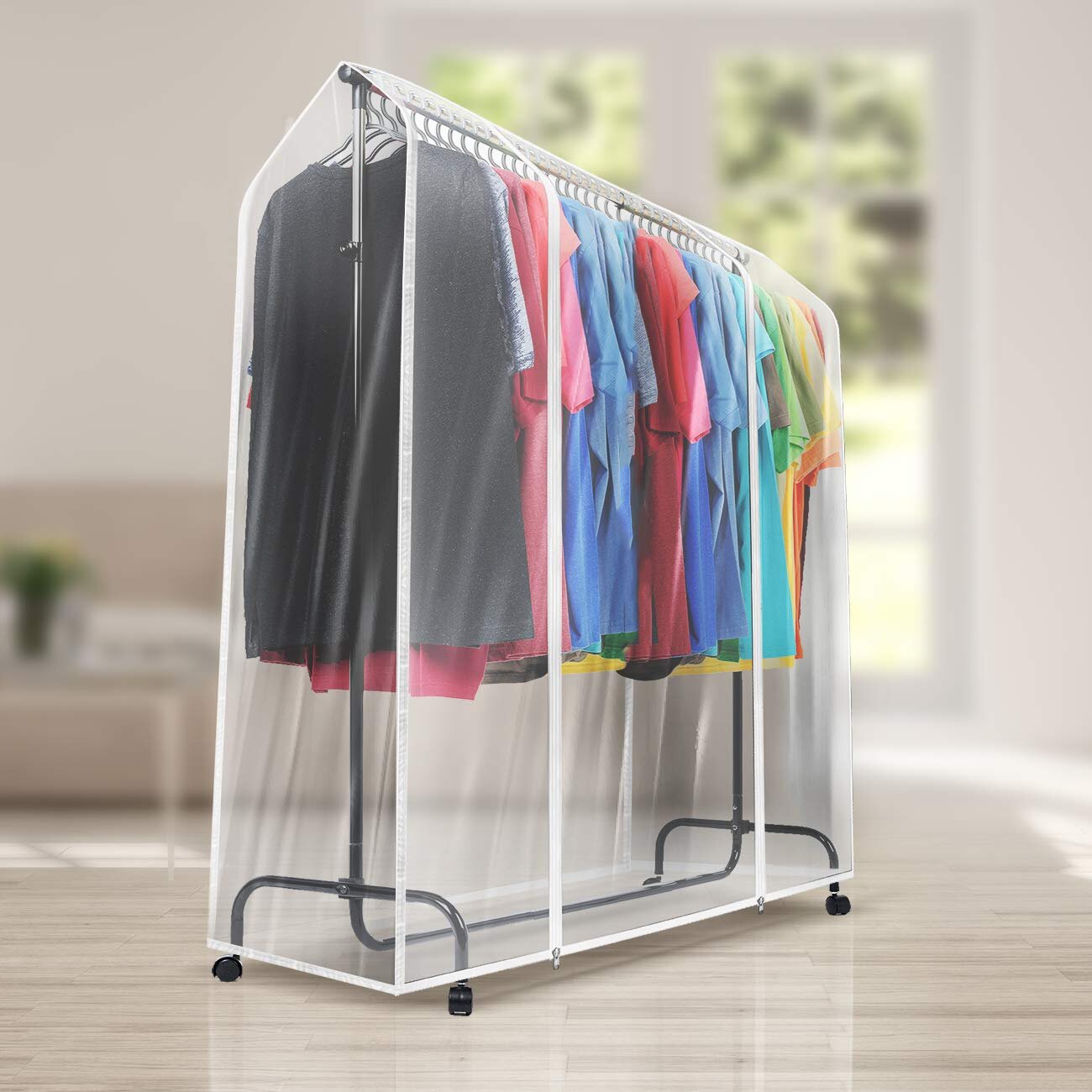 clothes rack and cover