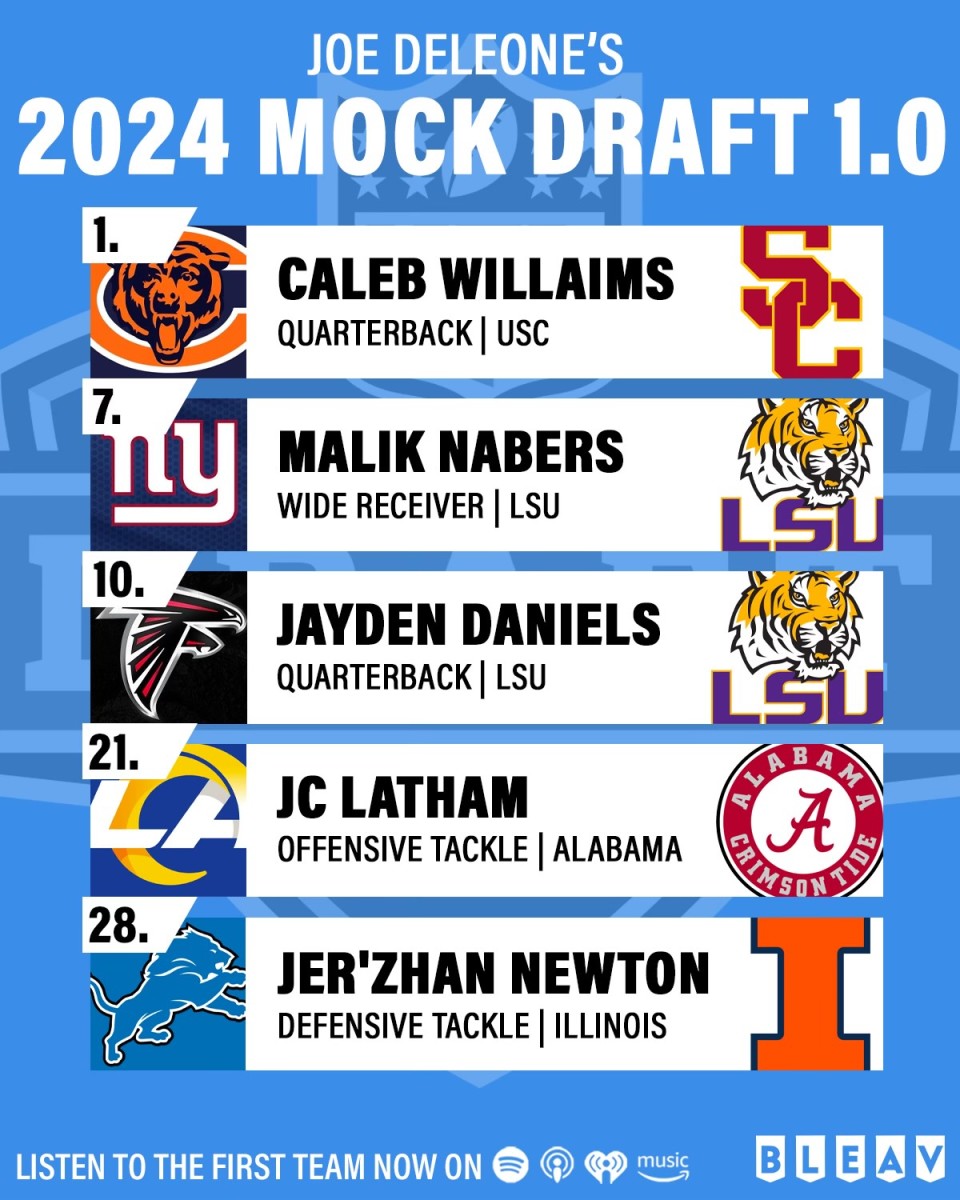 mock nfl draft picks