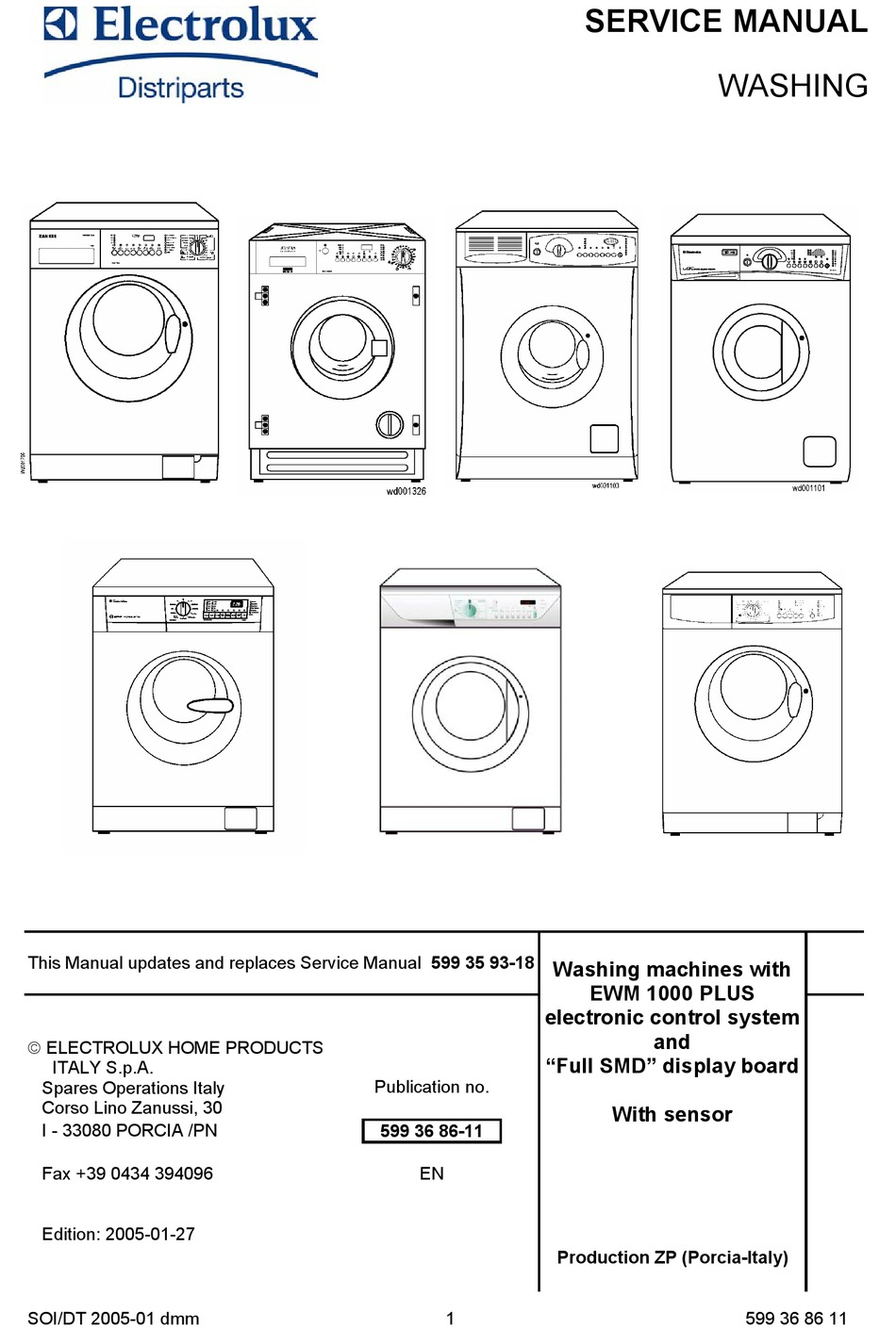 electrolux manuals