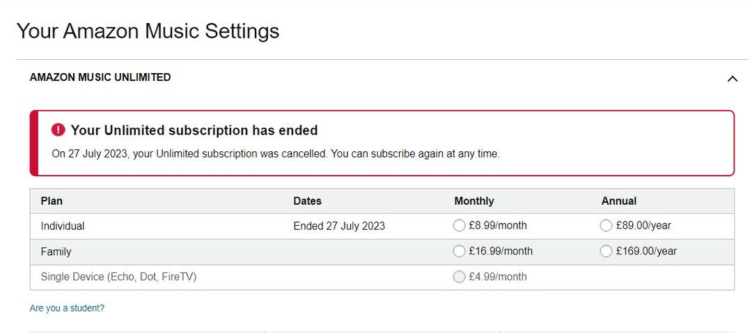 kindle unlimited charge on bank statement