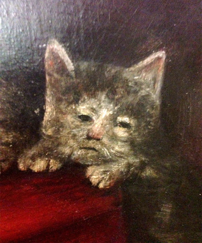 medieval cat paintings