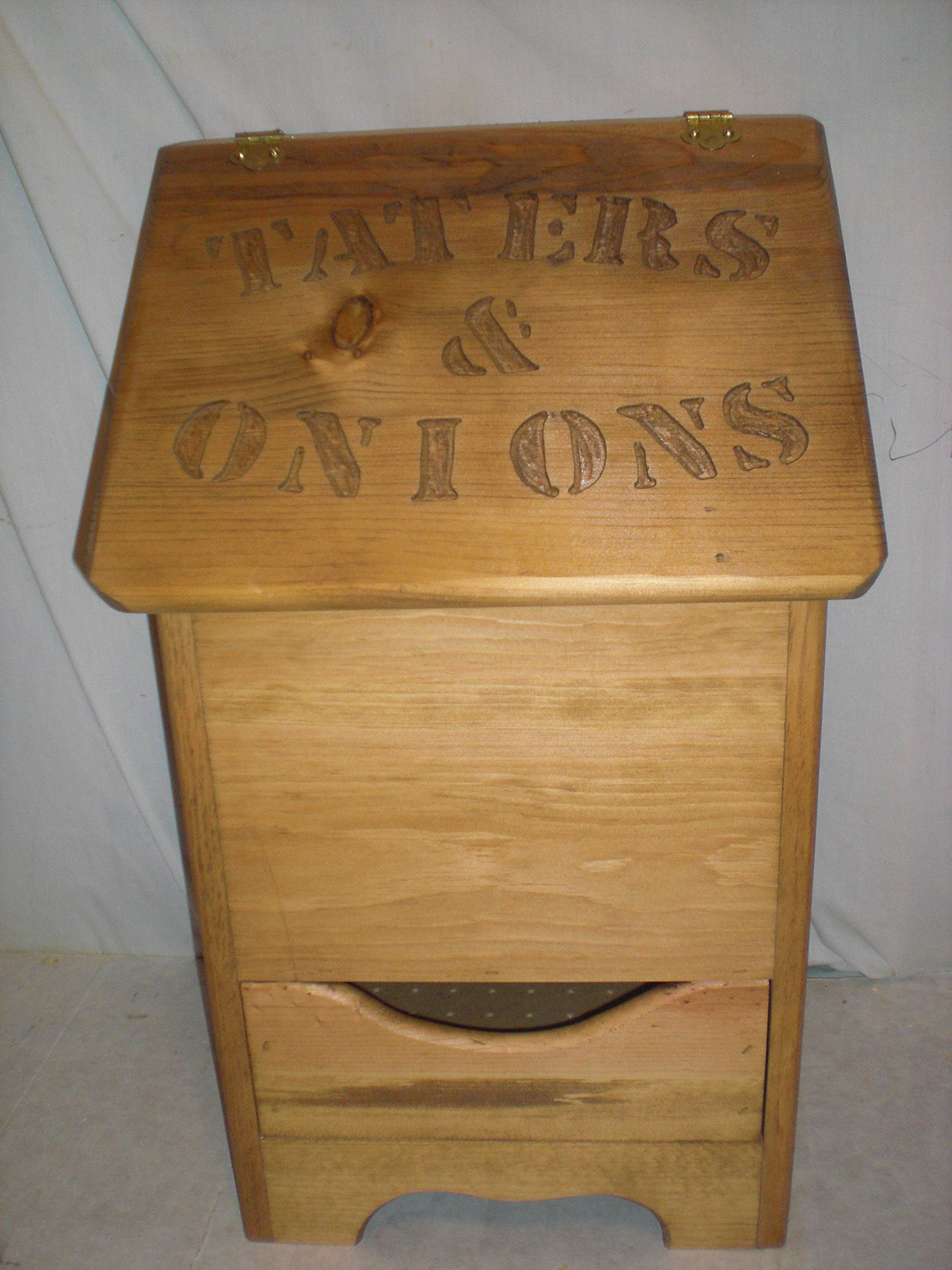 taters and onions bin