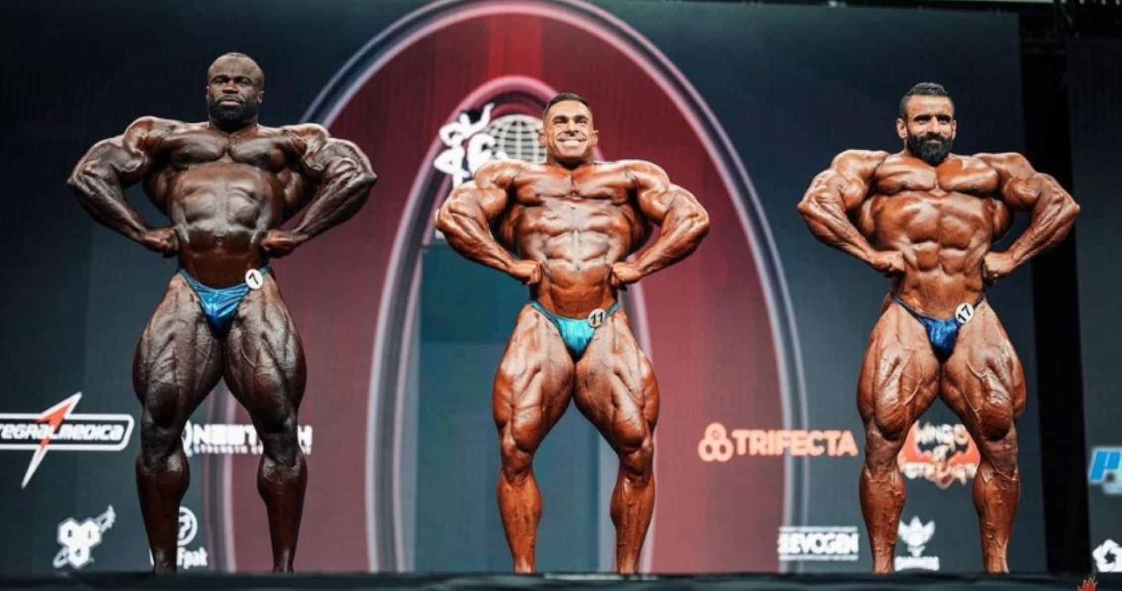 mr olympia placings