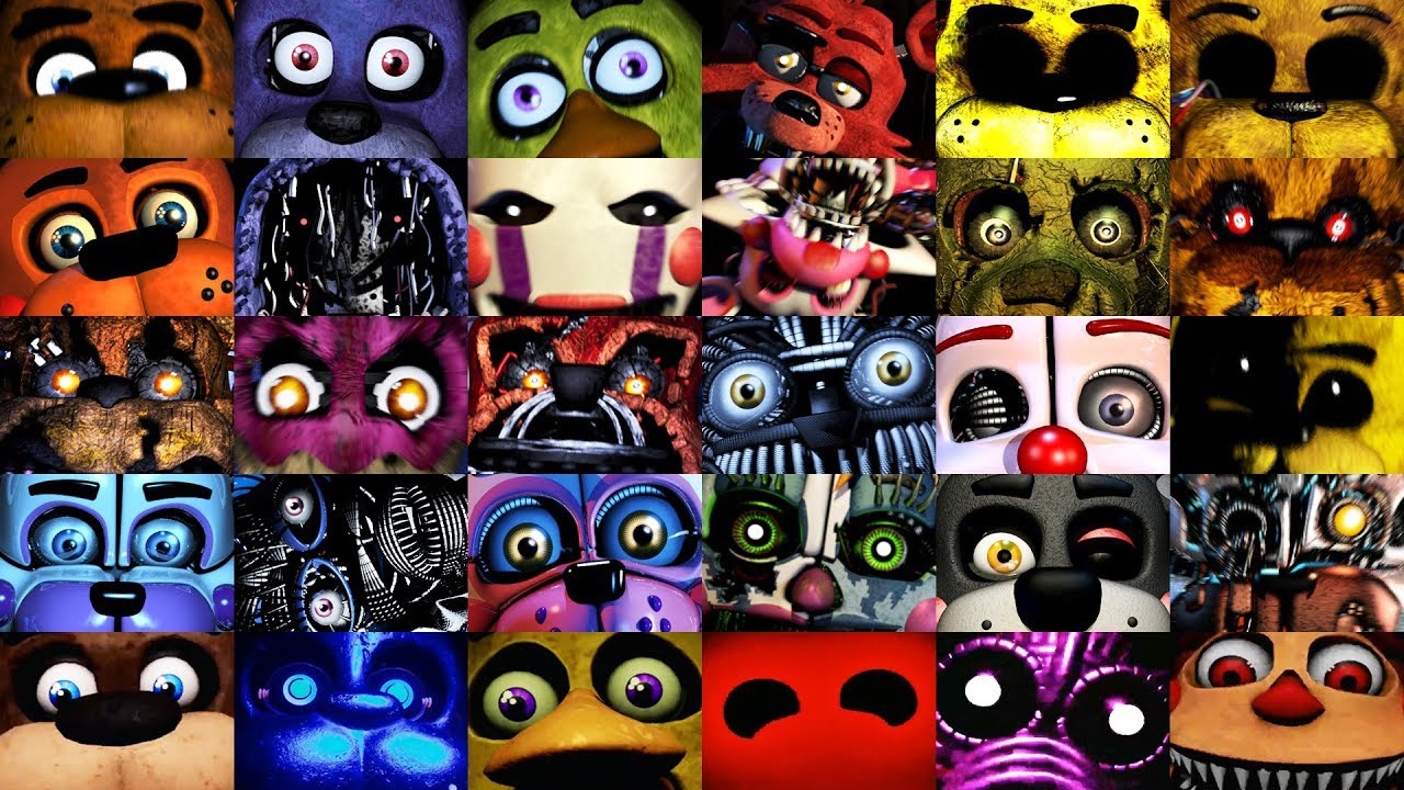 fnaf all jumpscares