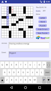 crossword puzzles boatload