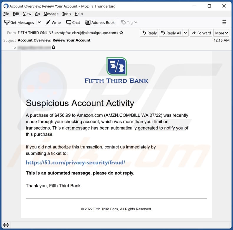 fifth third bank email