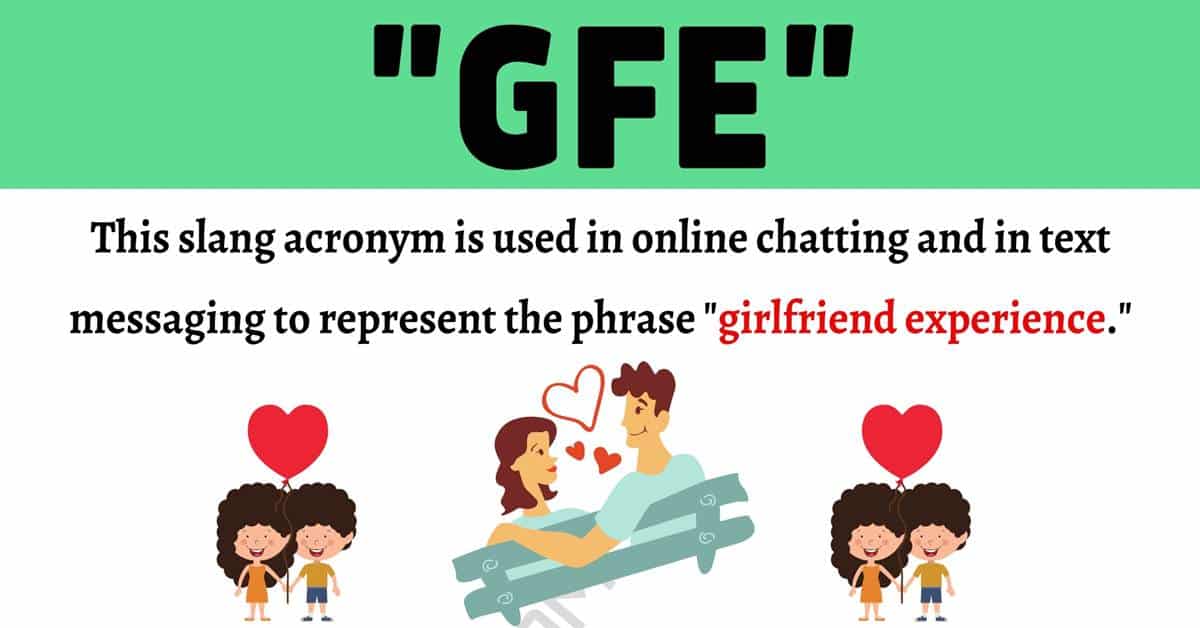 what is gfe slang