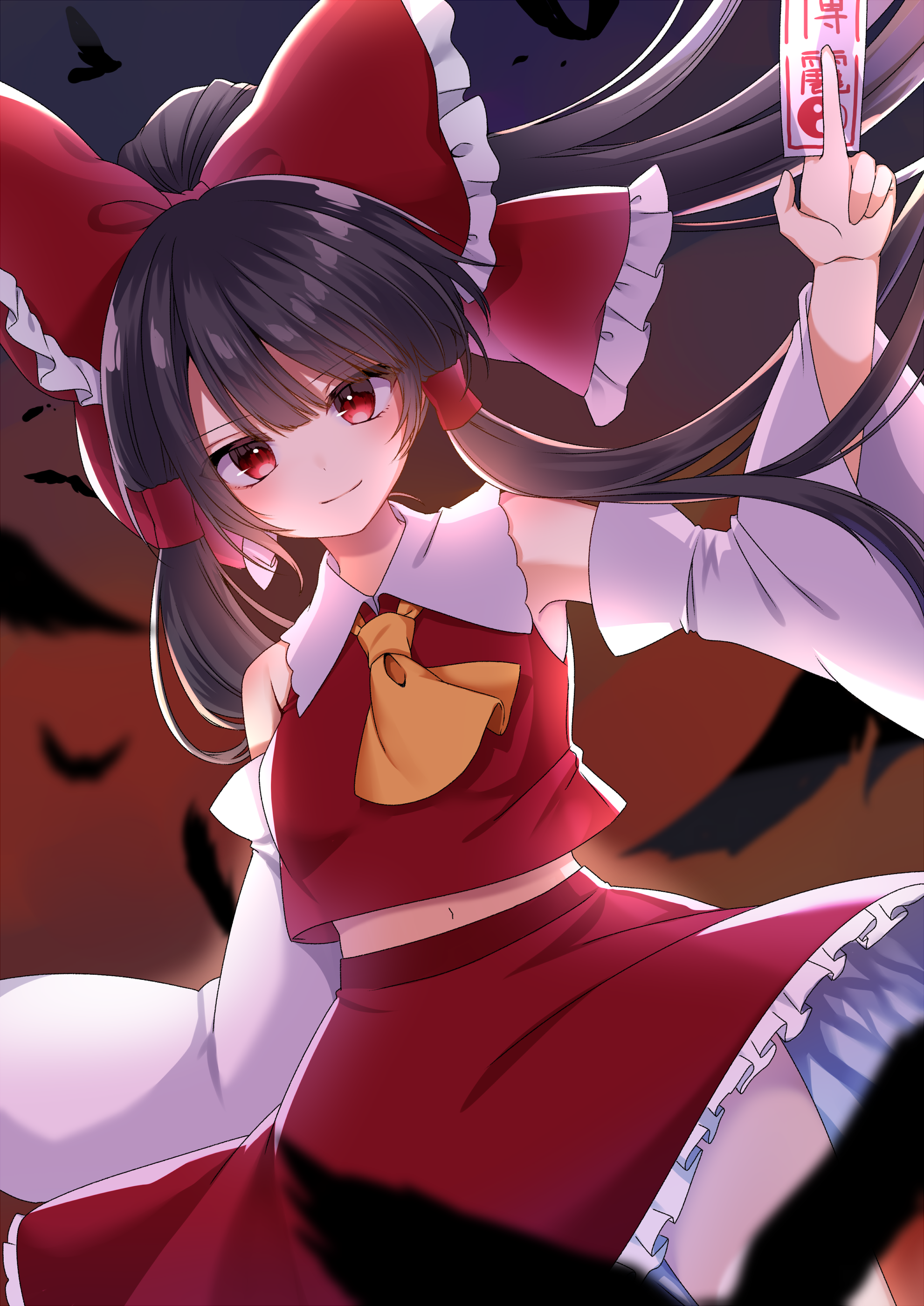 reimu fanart