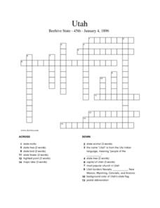 ut crossword puzzle