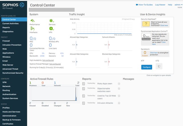 sophos firewall home