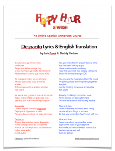despacito lyrics in english lyrics