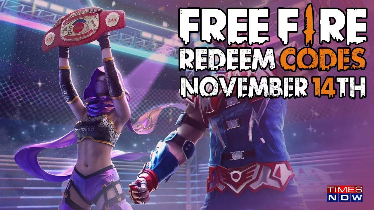 garena free fire redeem codes november