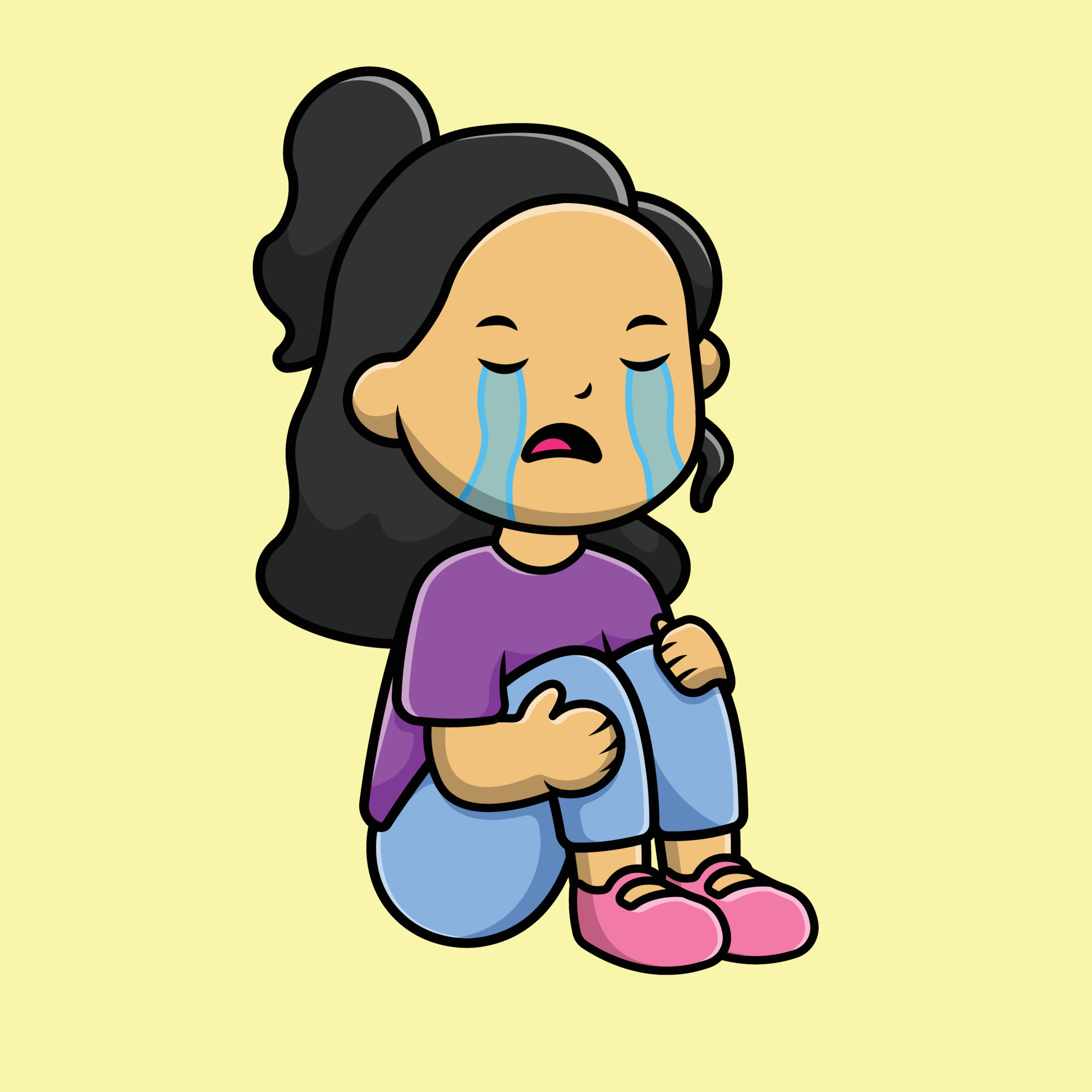 crying cartoon images
