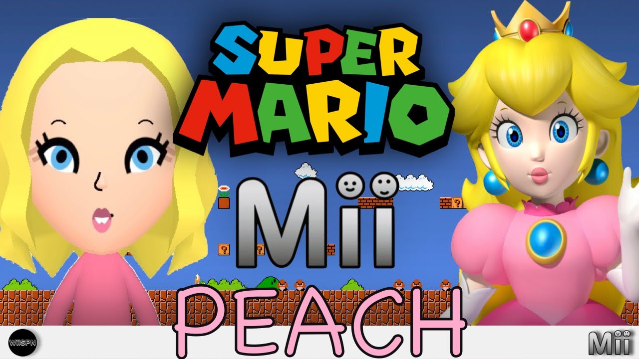 princess peach mii