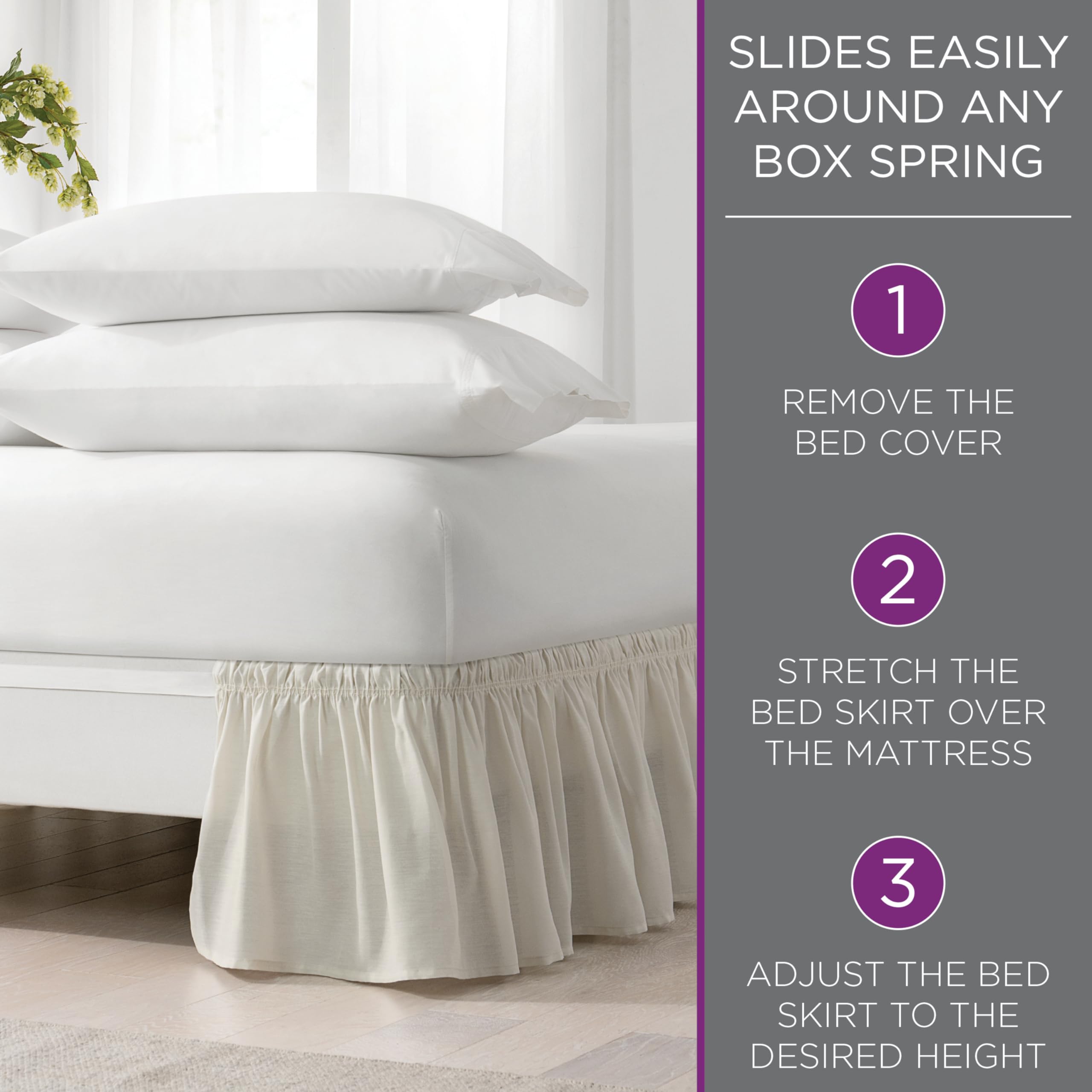 easy bed skirt