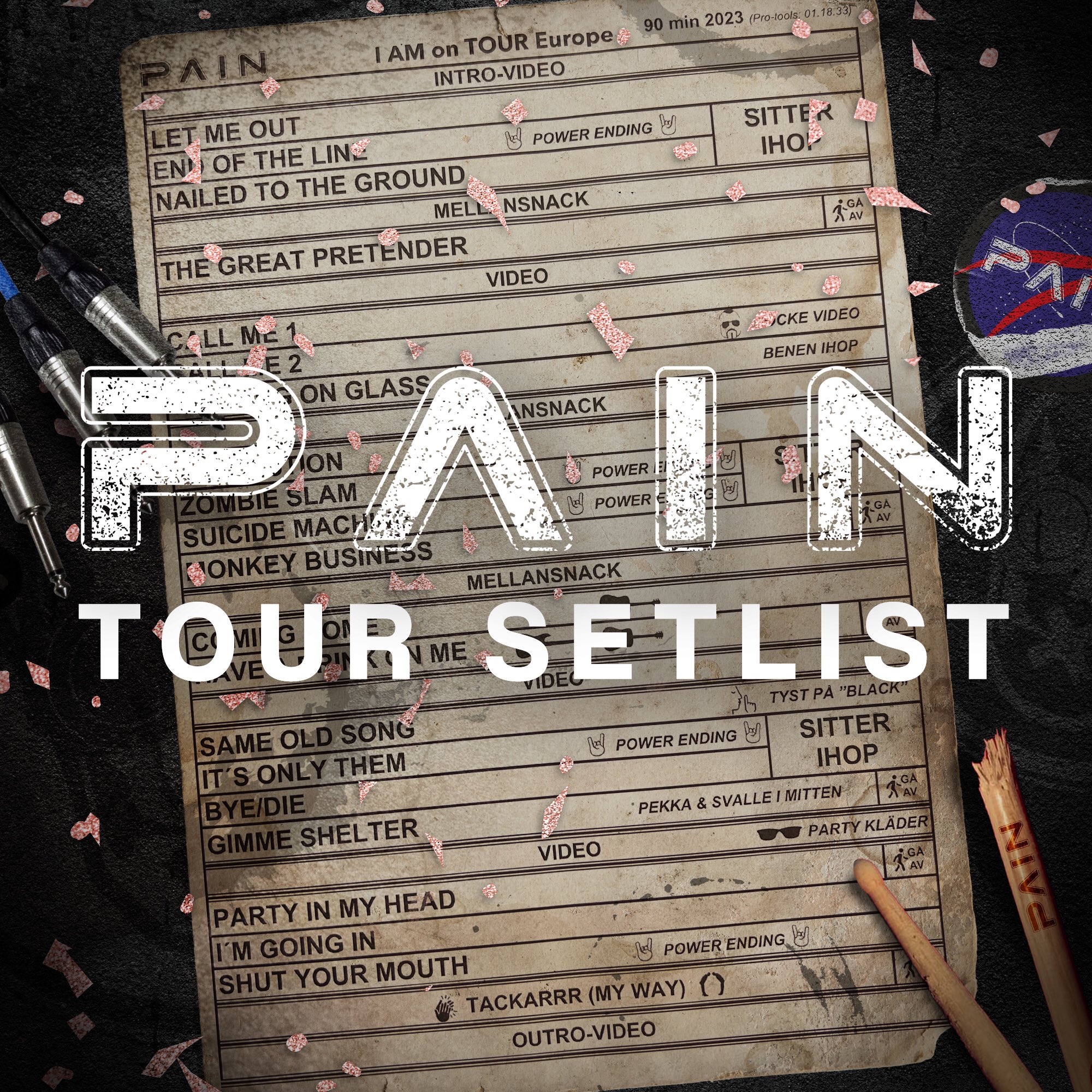 pain setlist 2023