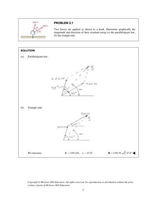 vector mechanics for engineers statics 12th edition solutions chapter 4