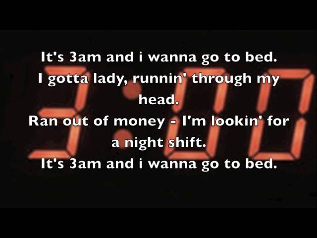 3am lyrics