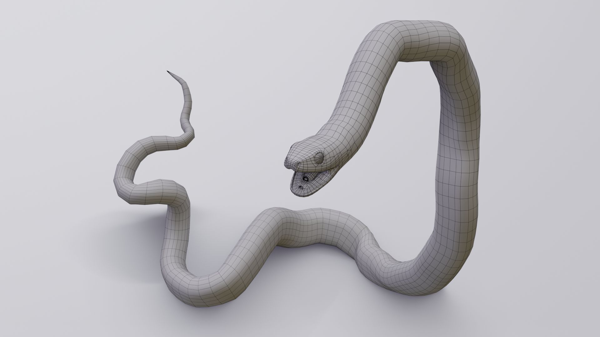 blender snake model free download