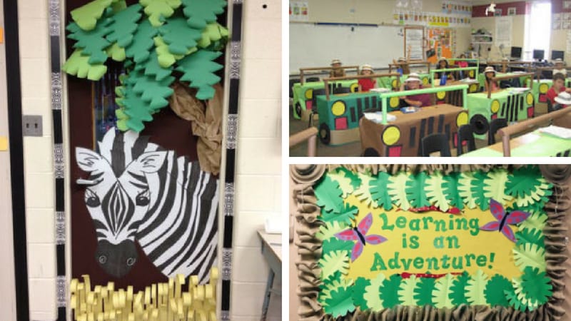 jungle themed classroom