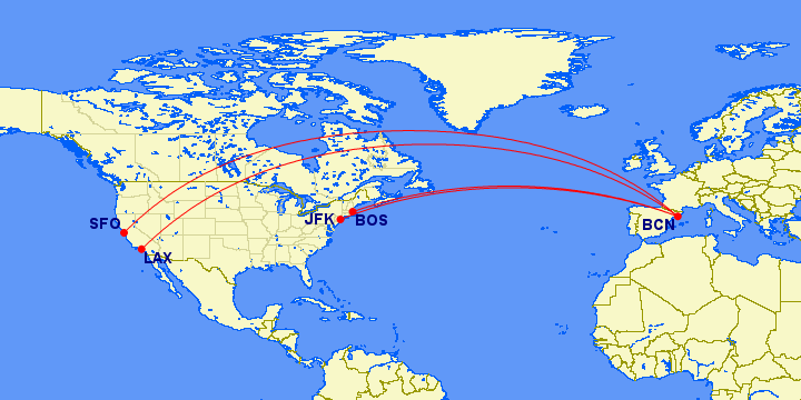 level sfo bcn flight status