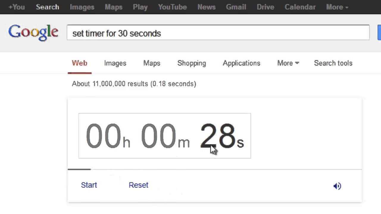 timer google