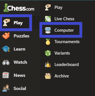 how to pass and play on chess.com