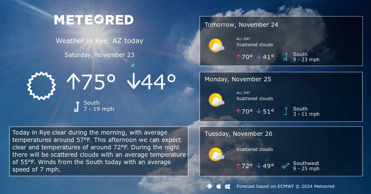 rye az weather