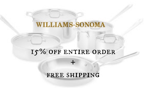 williams sonoma online coupon code
