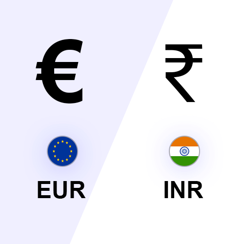 1 euro in rupees today