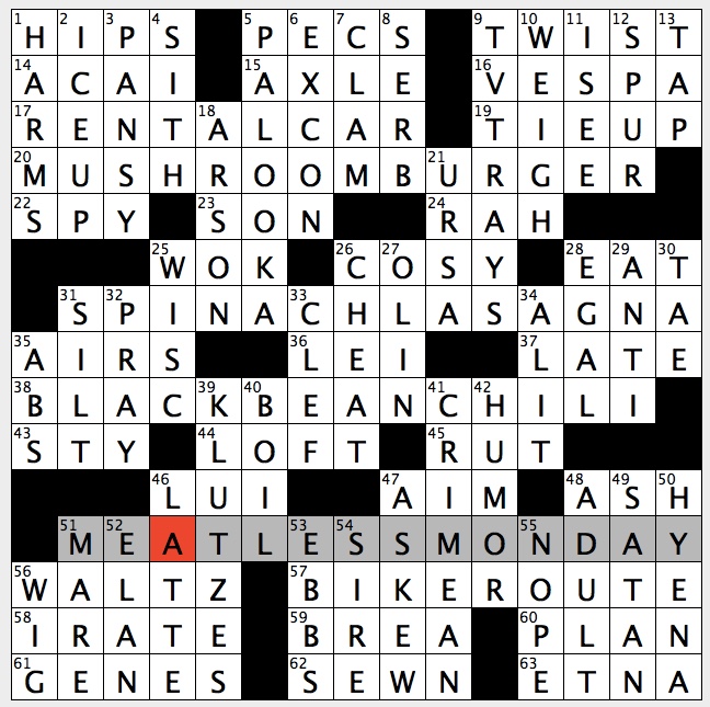 consumed crossword clue