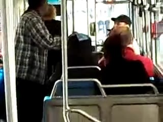 old guy bus fight