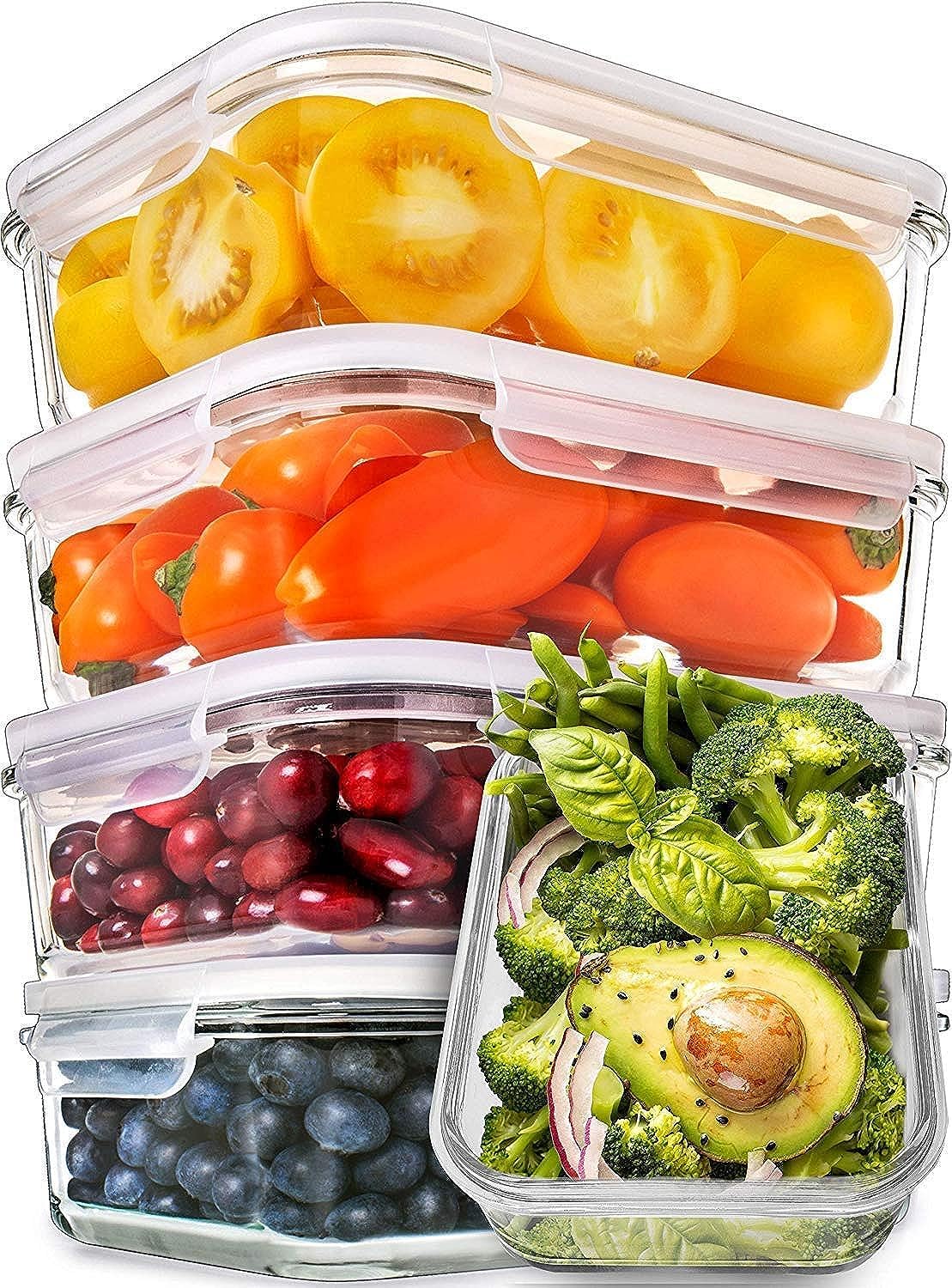 meal prep containers glass