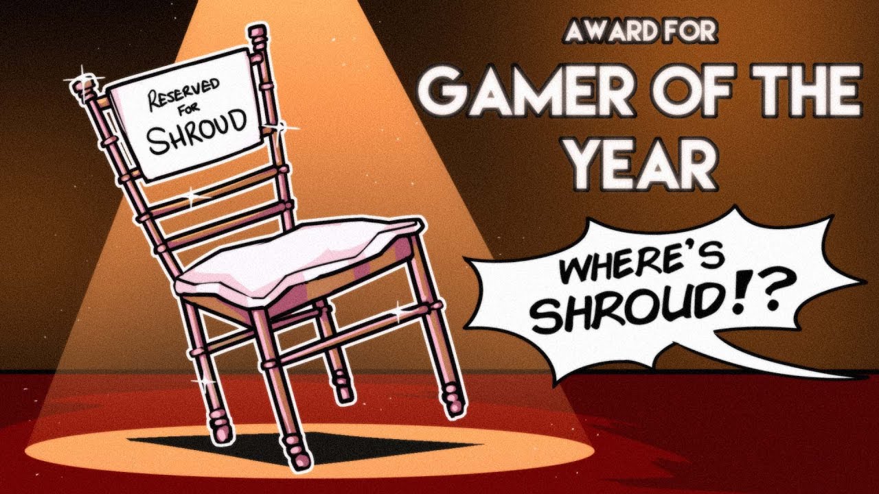 shroud the game award for trending gamer