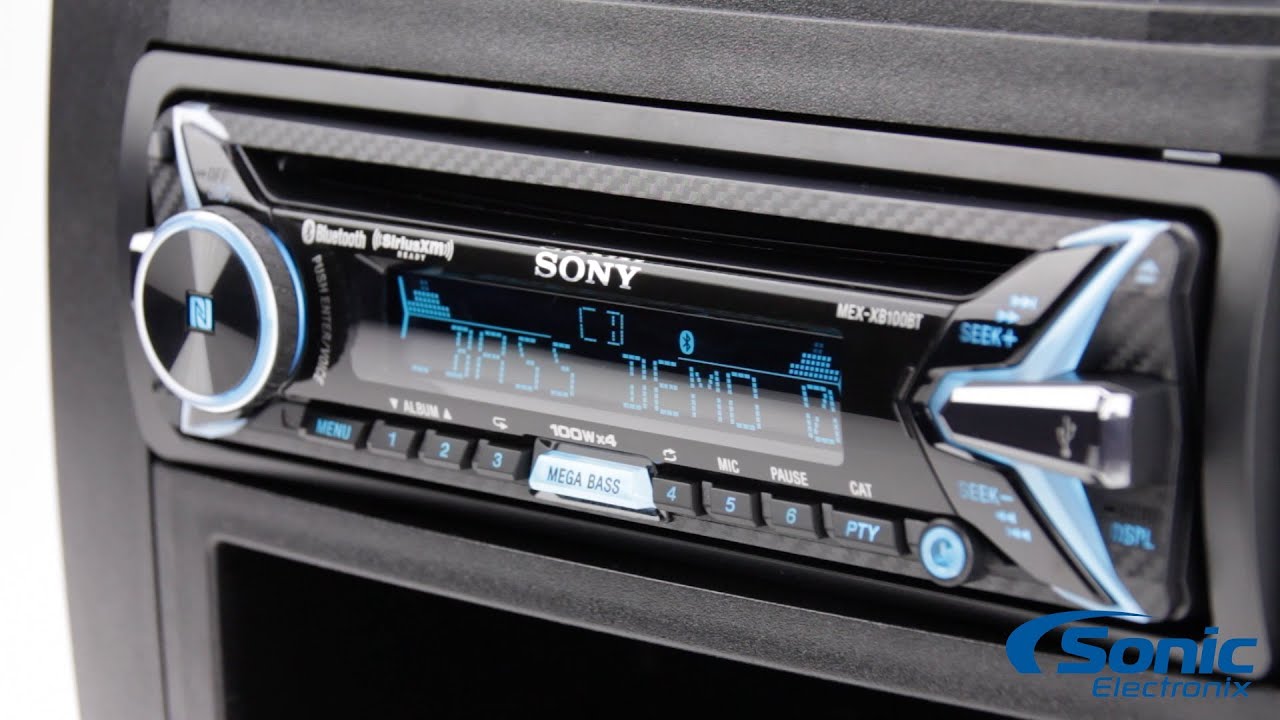 sony car music system with bluetooth