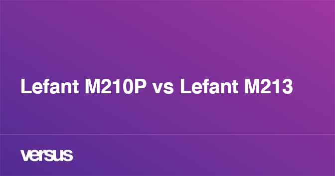 lefant m210 vs m213