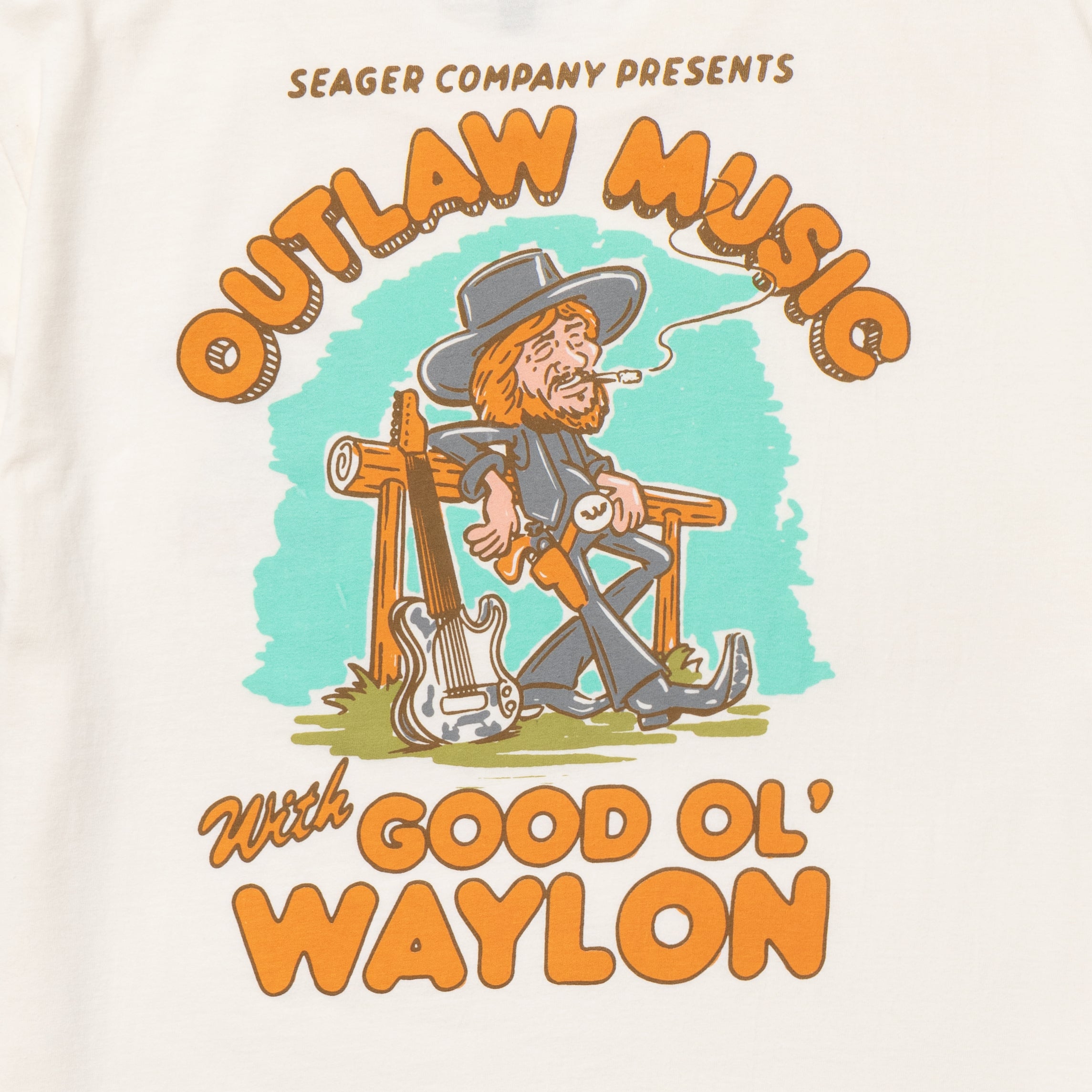 waylon jennings tee