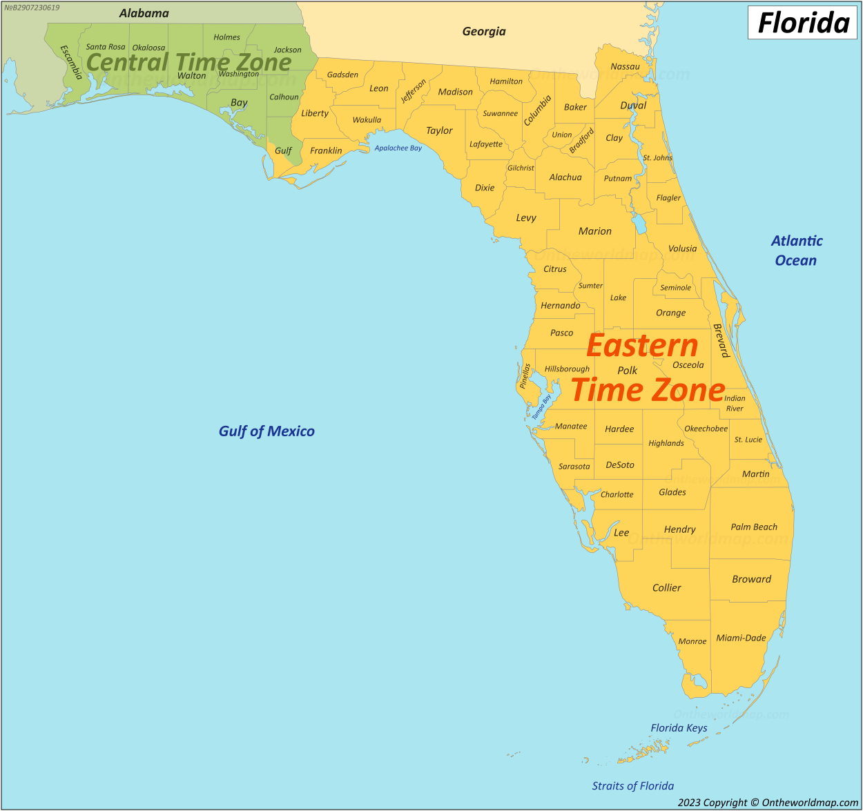 what time zone is in florida