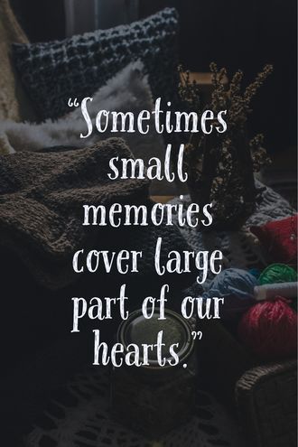 in memories quotes