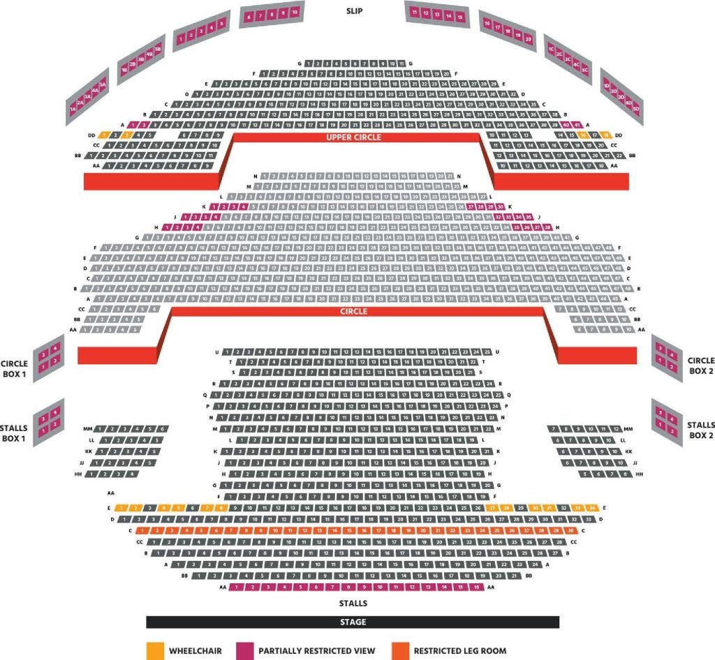milton keynes theatre seating plan