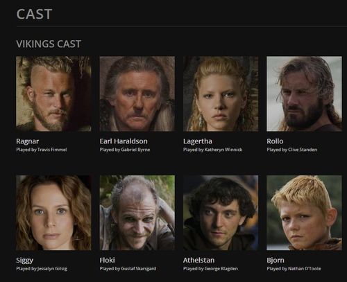 cast vikings tv show