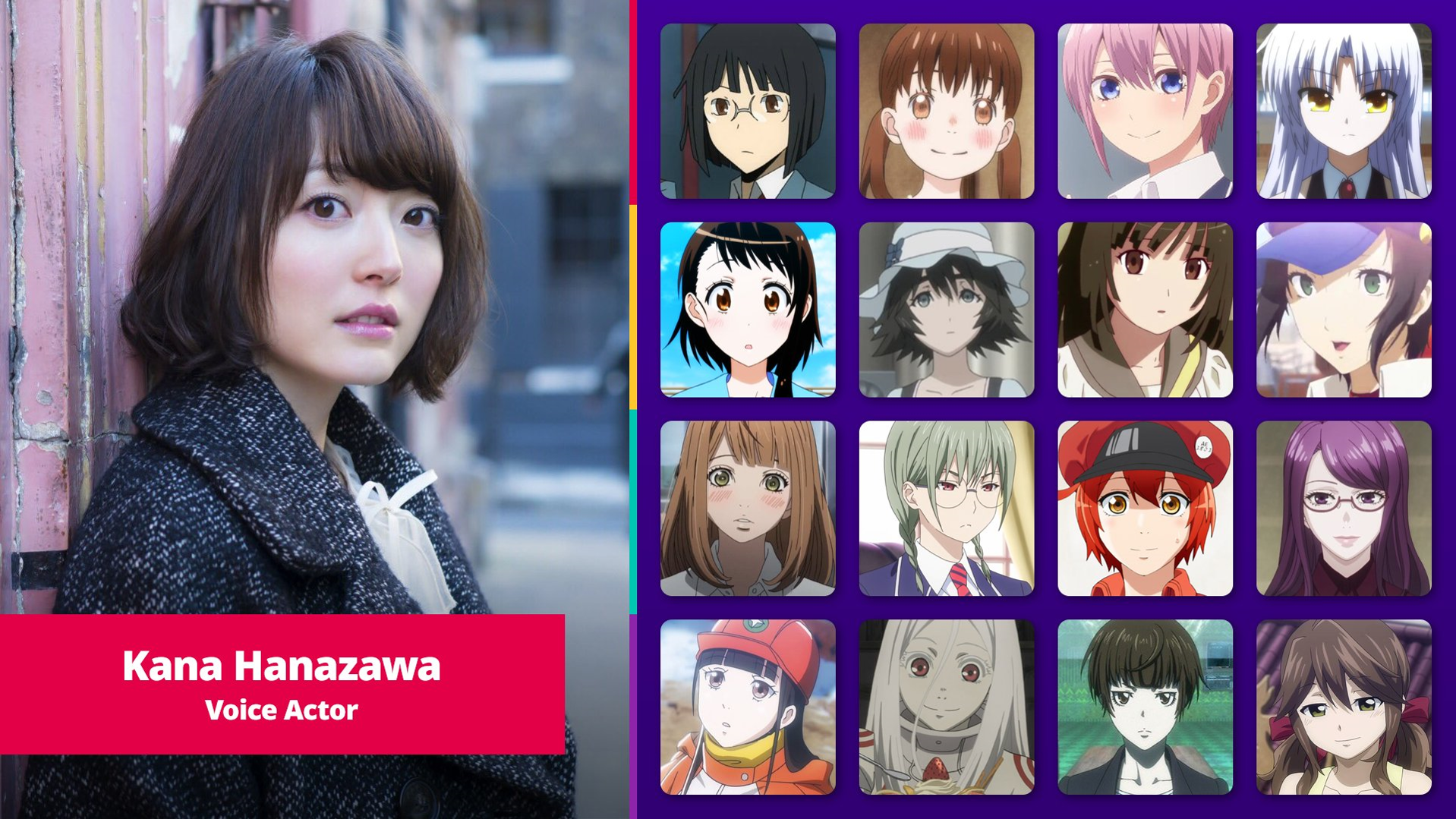 kana hanazawa roles