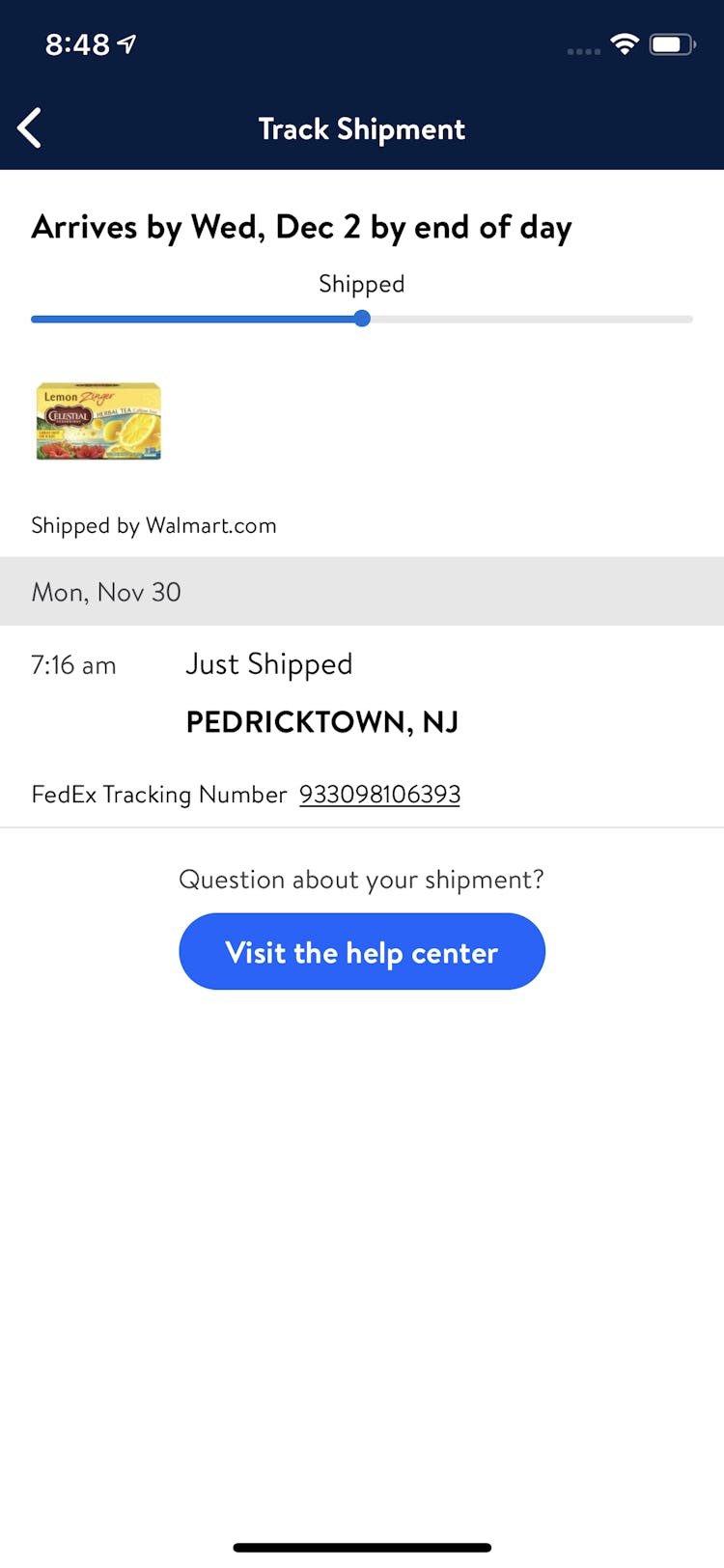 track walmart order as guest