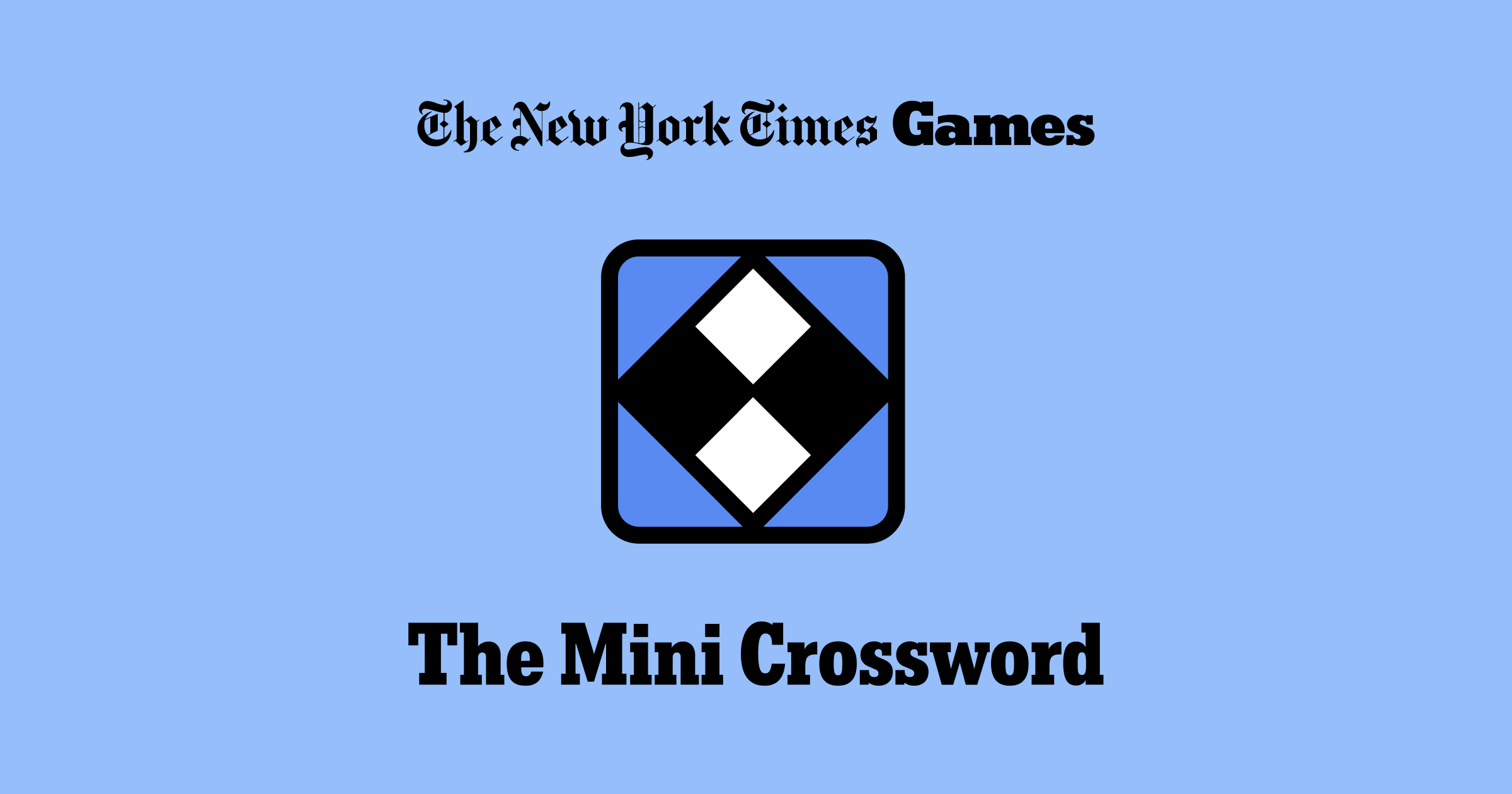 mini crossword nyt