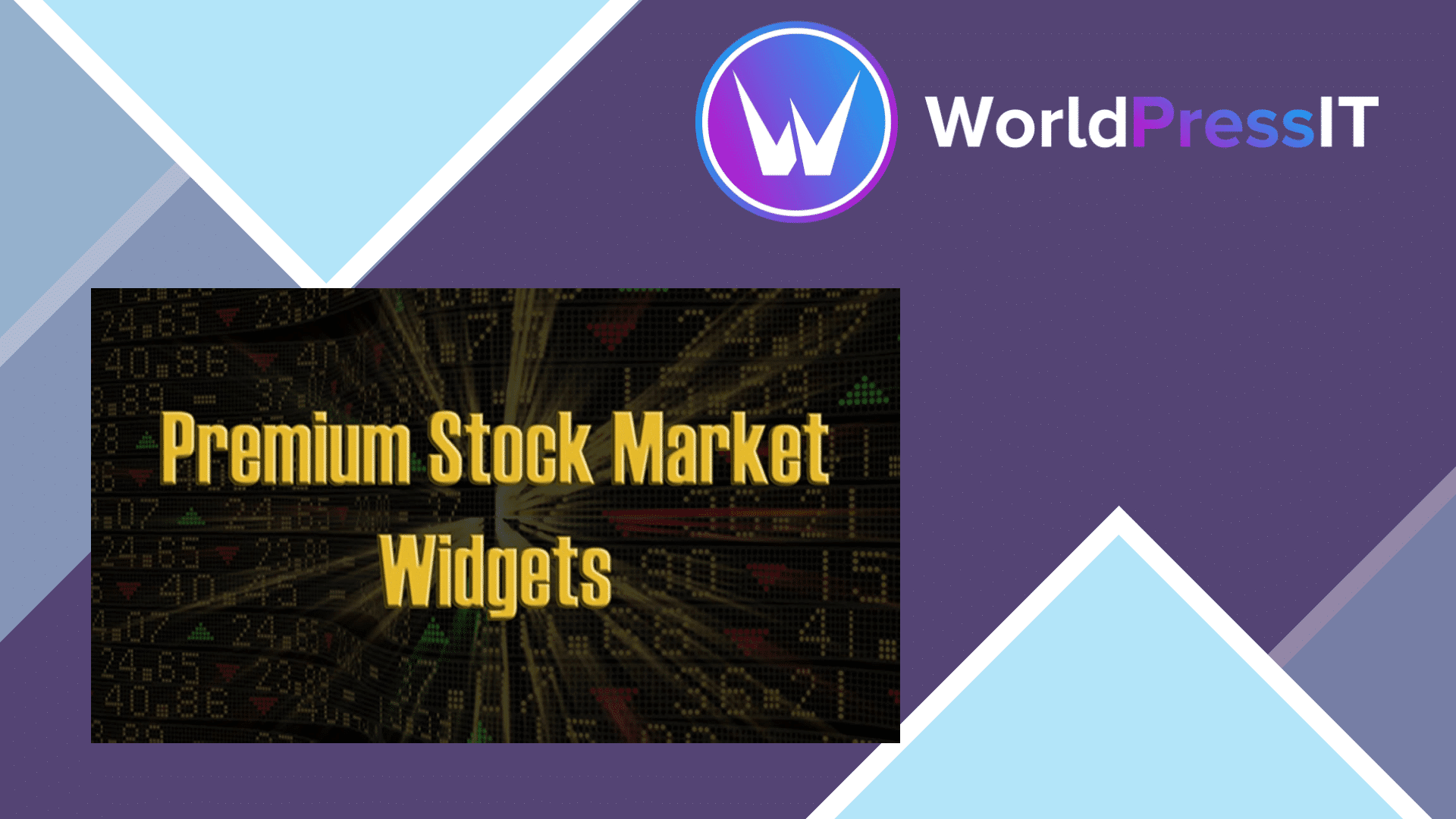 premium stock & forex market widgets