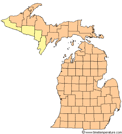 current time zone in michigan