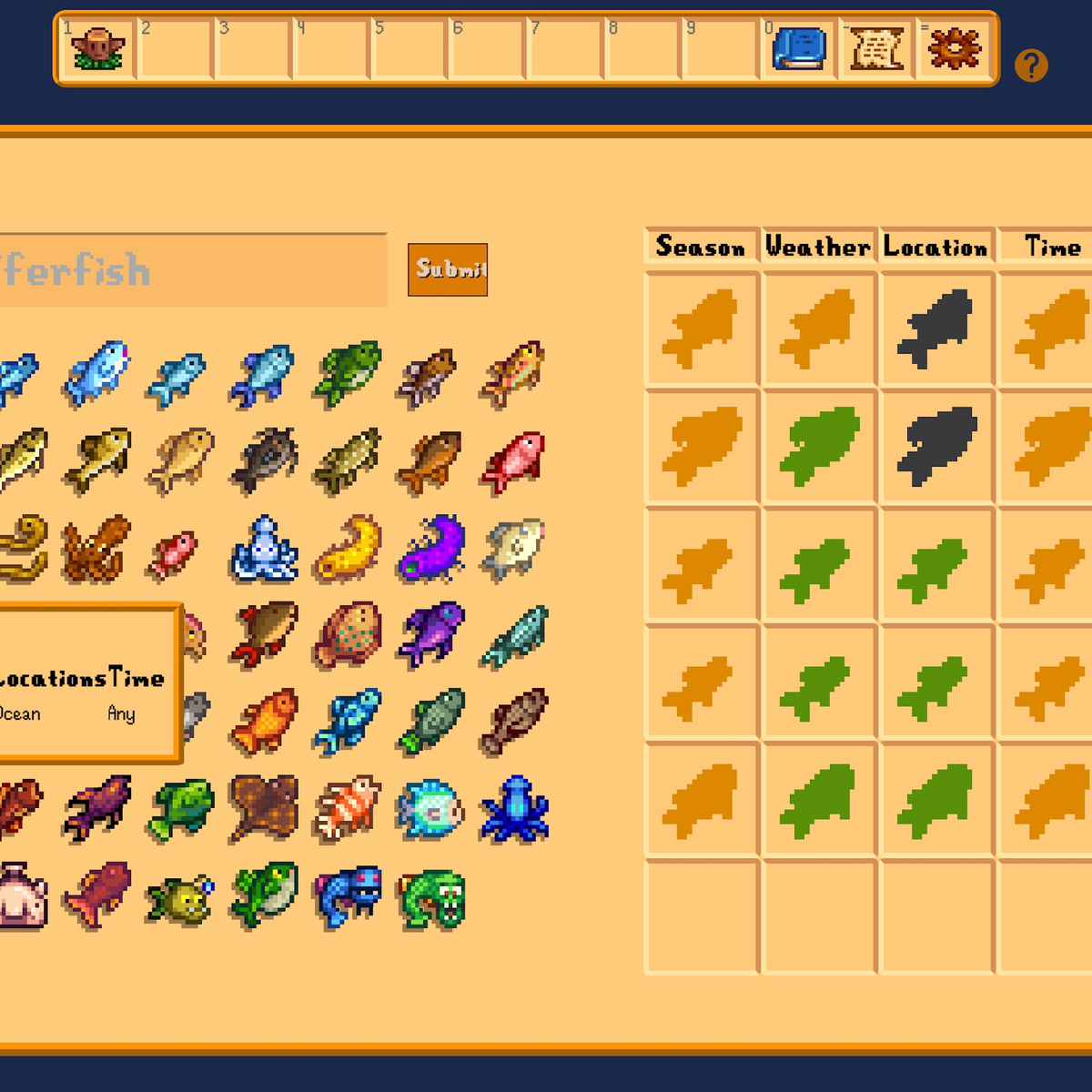 fish stardew valley