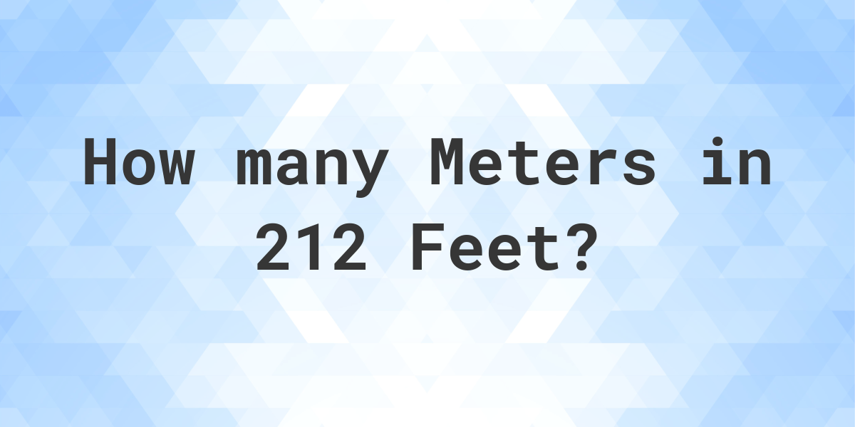 212 inches in feet