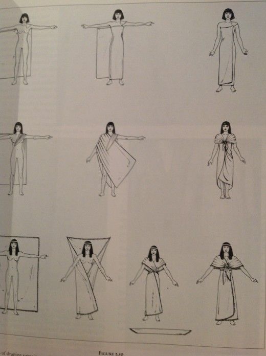 how to make an egyptian costume out of a sheet